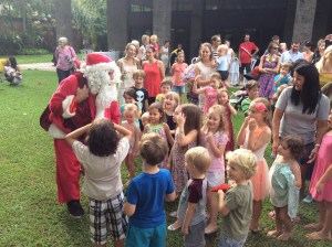 Australian Christmas party in the tropics far for home.